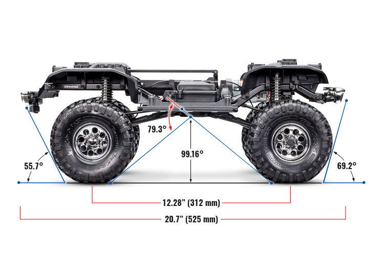 TRX-4 Crawler 1972 Blazer High Trail Red RTR - 10