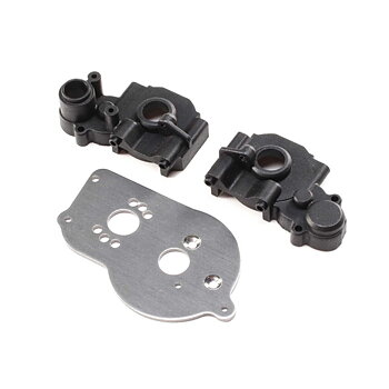 Losi LOS212017 Transmission Case & Motor Plate: Mini-T 2.0