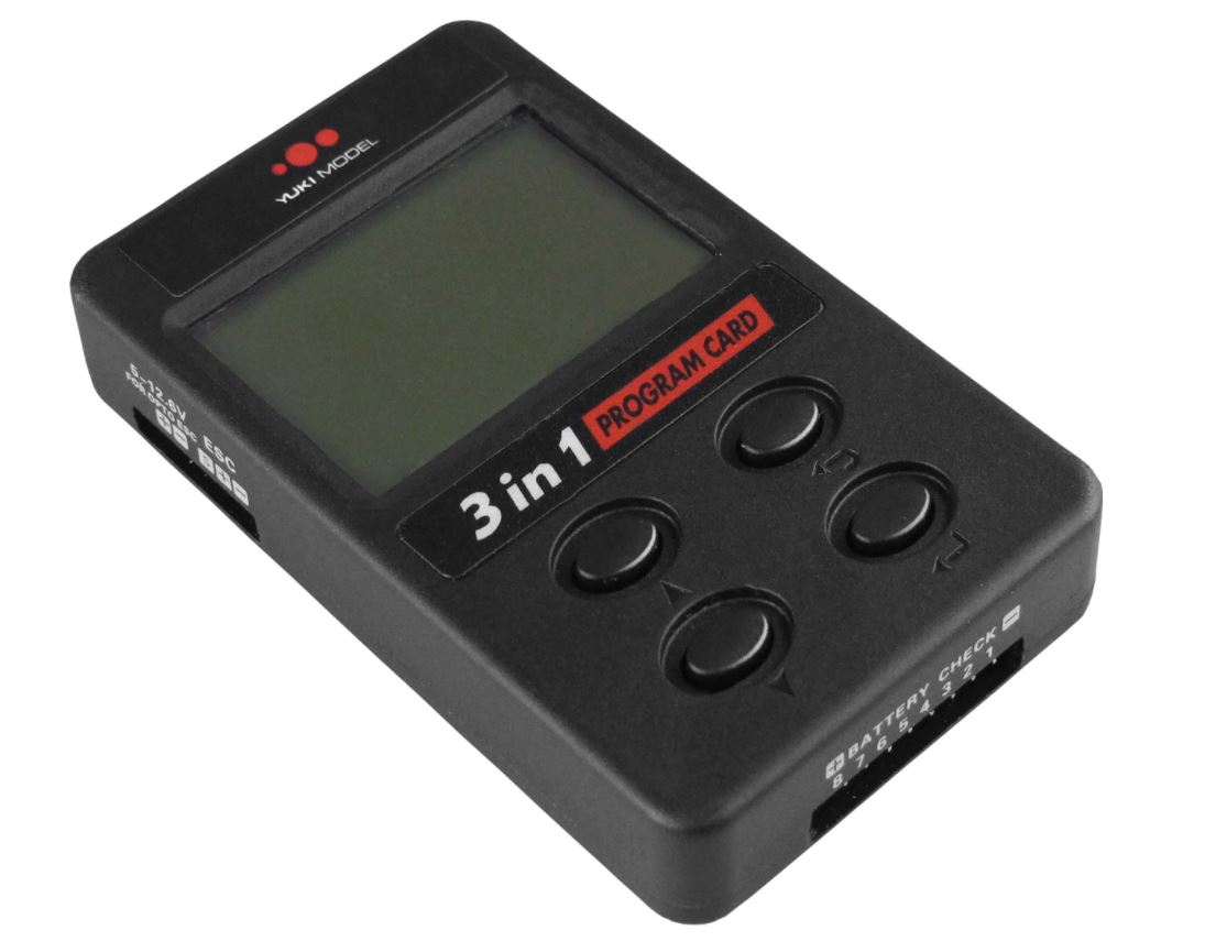 GYRO HERO V3 ProgCard, Digital Battery Capacity Checker