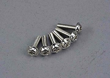 Traxxas 3186 Skruv M3x12mm med Krage (6)