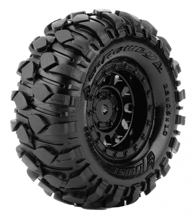 LOUISE RC WORLD L-T3368VB Tire & Wheel CR-ROWDY 1.0" Super Soft with Foams (2)
