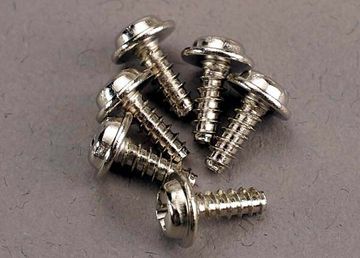 Traxxas 3290 Skruv 3x8mm Självgängande med Krage (6)
