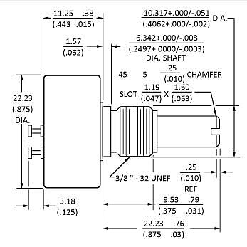 POT-5K-001-25CM