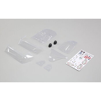 Losi LOS210012 Body Set, Clear: Mini 8IGHT-DB