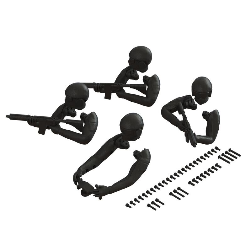 Arrma ARA480057 Driver Figure Set (Black)