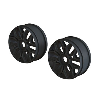 Arrma ARA510120 1/8 Buggy Wheel Black (2)