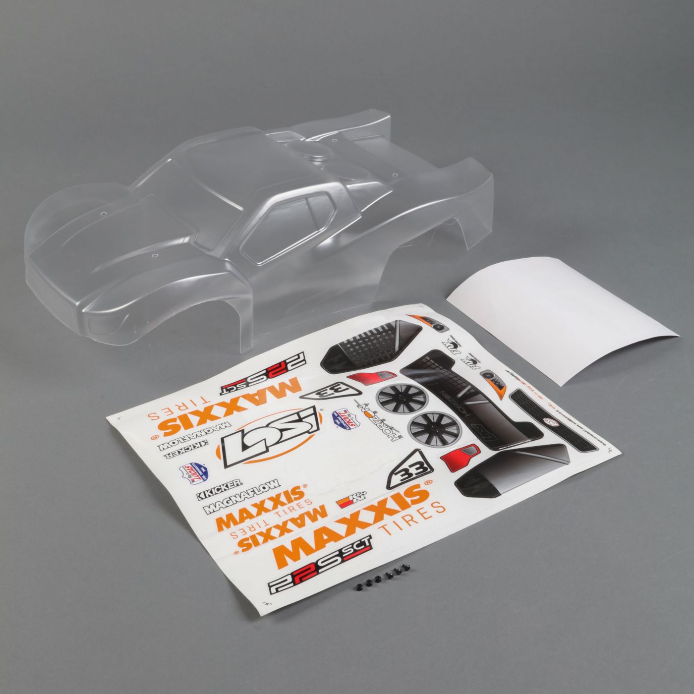 Losi LOS230056 Body Set, Clear: 22S SCT