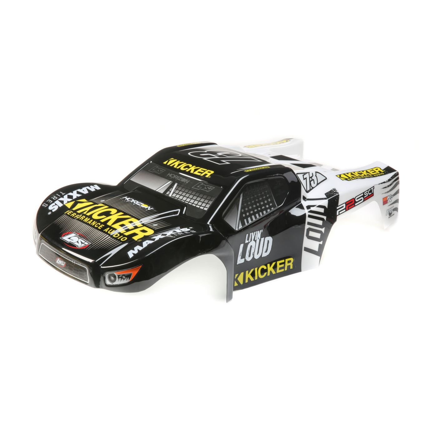 Losi LOS230060 Kicker Audio Body Set: 22S SCT