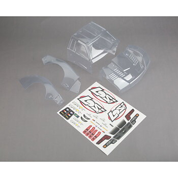 Losi LOS230009 Body Set, Clear: Baja Rey