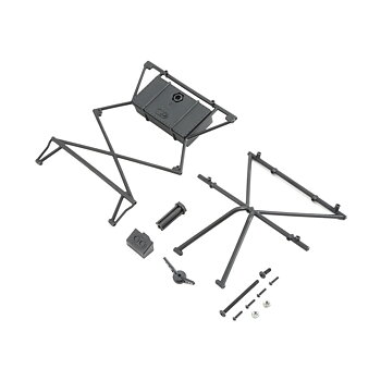 Losi LOS230011 Top Bar, X-Bar,Cover & Tire Mount: Baja Rey