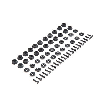 Losi LOS230013 Body Button Base & Top (22): Baja Rey