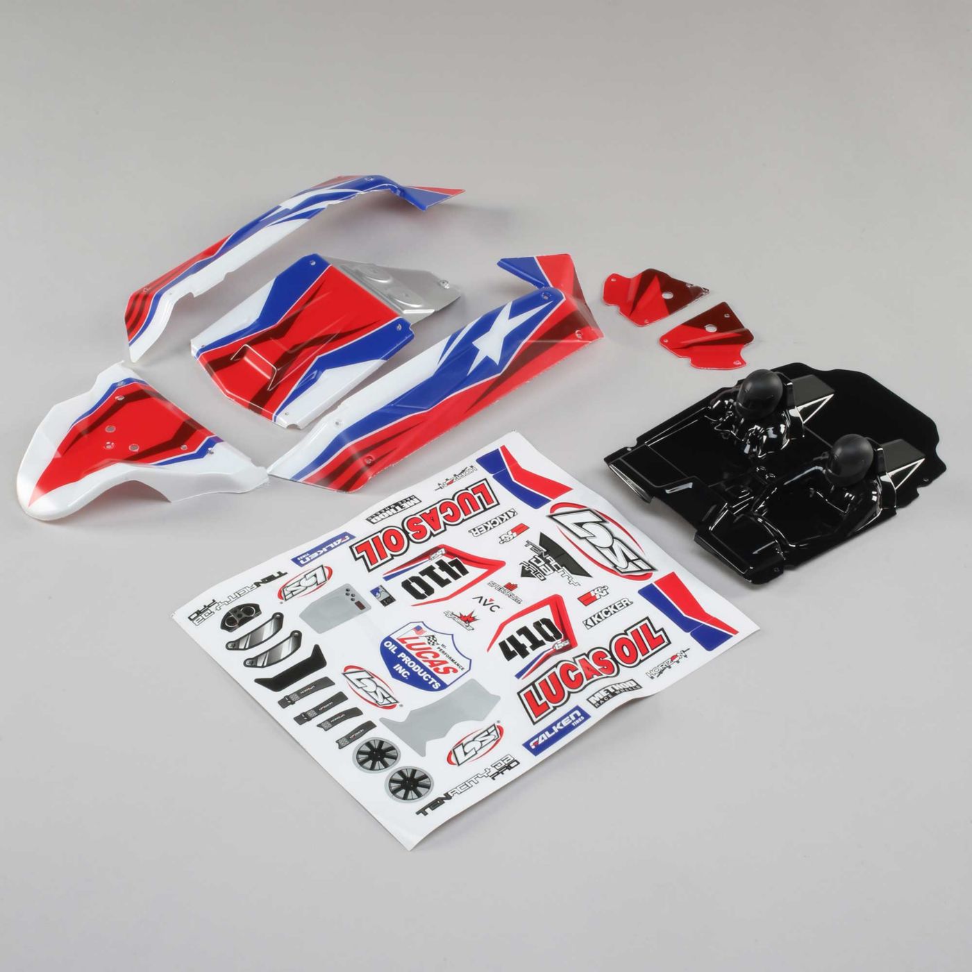 Losi LOS230070 Body Set, Lucas Oil: Tenacity DB Pro