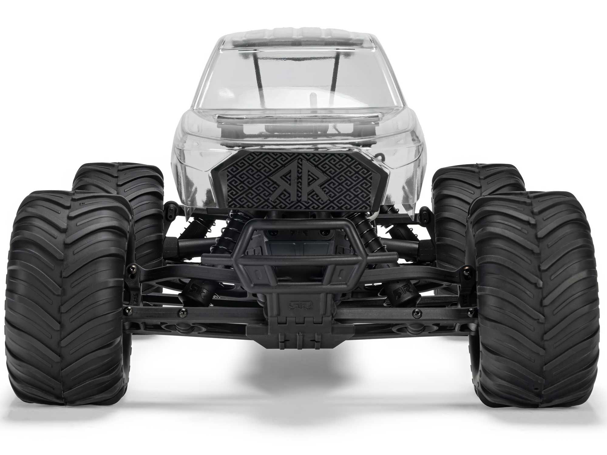 Arrma ARA3230SKT2 GORGON 2WD RTA Kit Brushed Monster Truck (Battery & Charger Included), Clear - 5