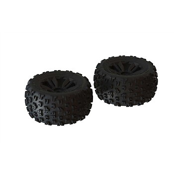Arrma ARA550059 dBoots ´Copperhead2 MT´ Tire Set Black - Pair