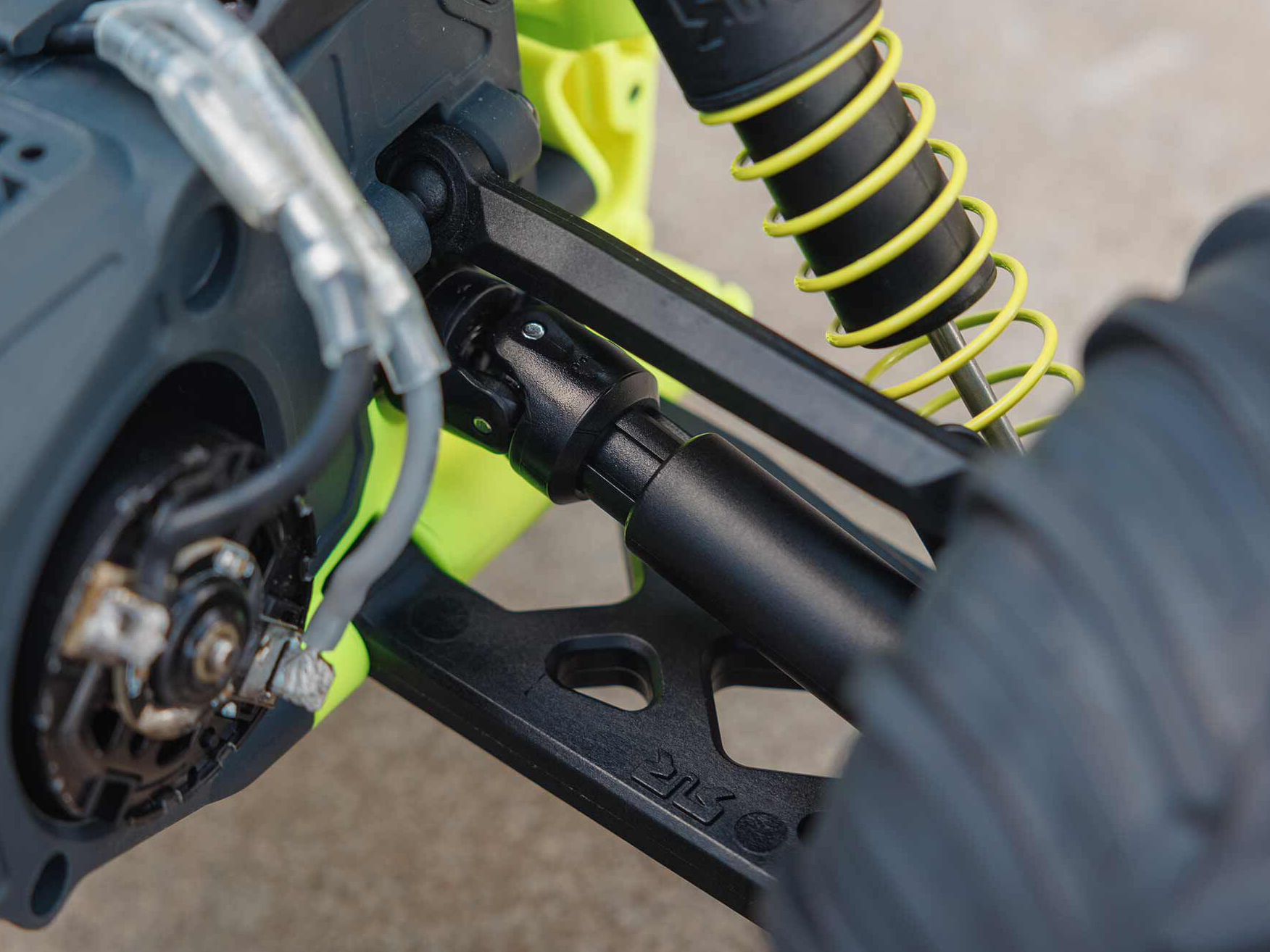 Arrma ARA3230ST1 1/10 GORGON 2WD RTR Brushed Monster Truck (Battery & Charger Included), Yellow - 12