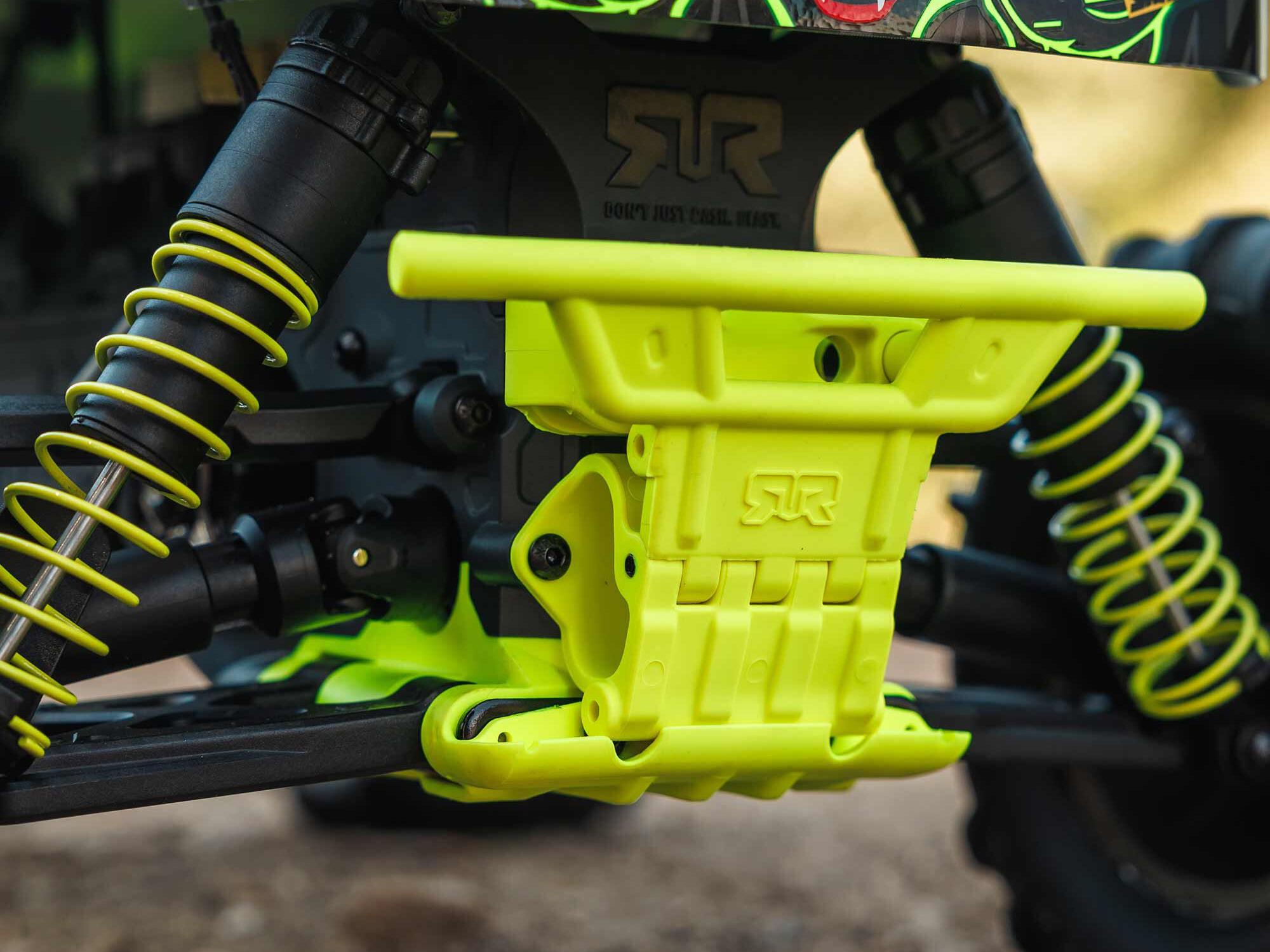 Arrma ARA3230ST1 1/10 GORGON 2WD RTR Brushed Monster Truck (Battery & Charger Included), Yellow - 13