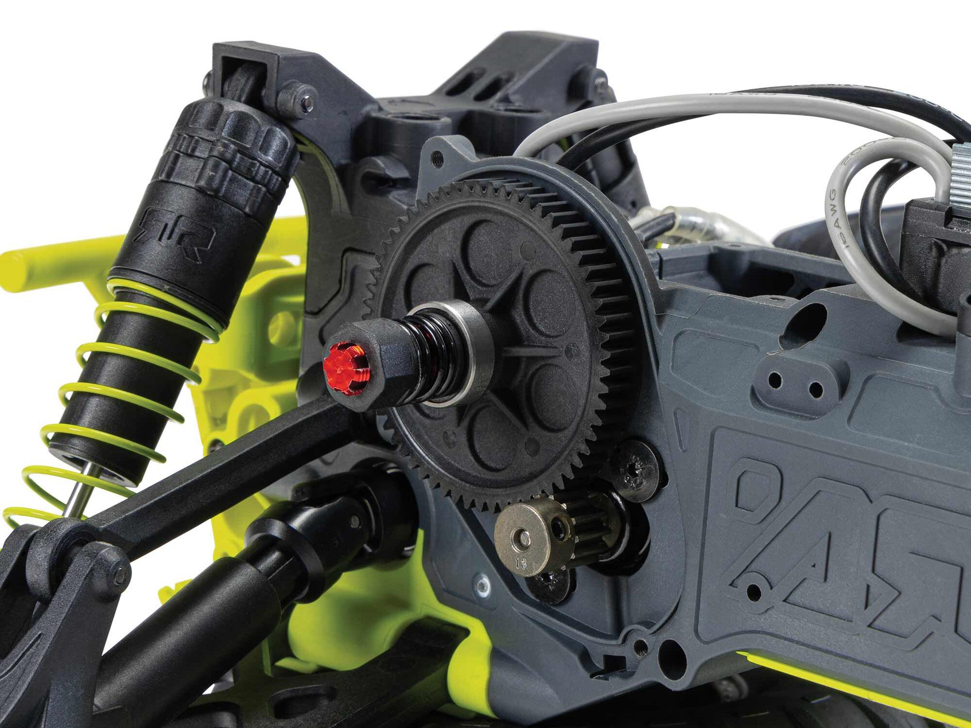Arrma ARA3230ST1 1/10 GORGON 2WD RTR Brushed Monster Truck (Battery & Charger Included), Yellow - 5