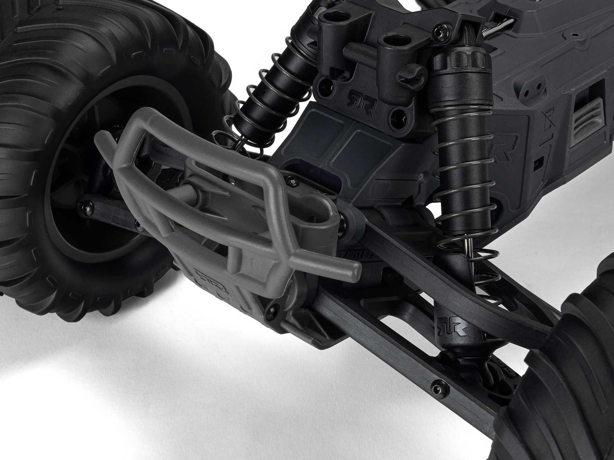 Arrma ARA3230ST3 GORGON 2WD RTR Brushed Monster Truck (Battery & Charger Included), Gun Metal - 10