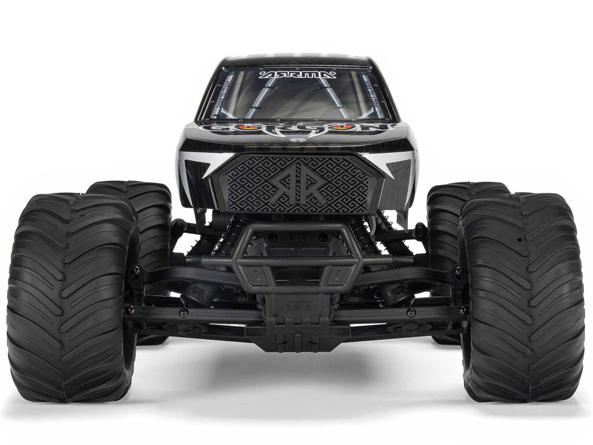 Arrma ARA3230ST3 GORGON 2WD RTR Brushed Monster Truck (Battery & Charger Included), Gun Metal - 4