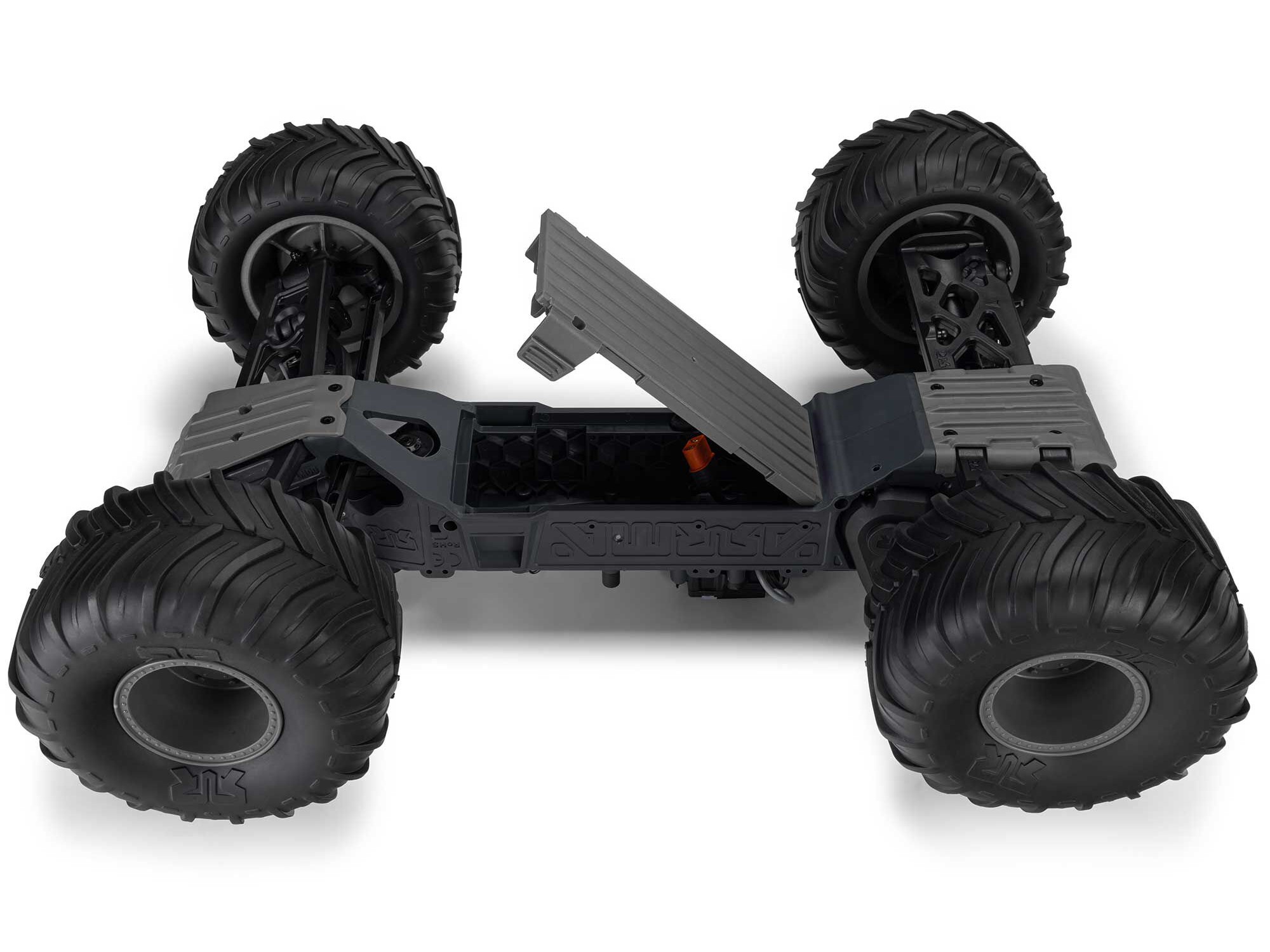 Arrma ARA3230ST3 GORGON 2WD RTR Brushed Monster Truck (Battery & Charger Included), Gun Metal - 12