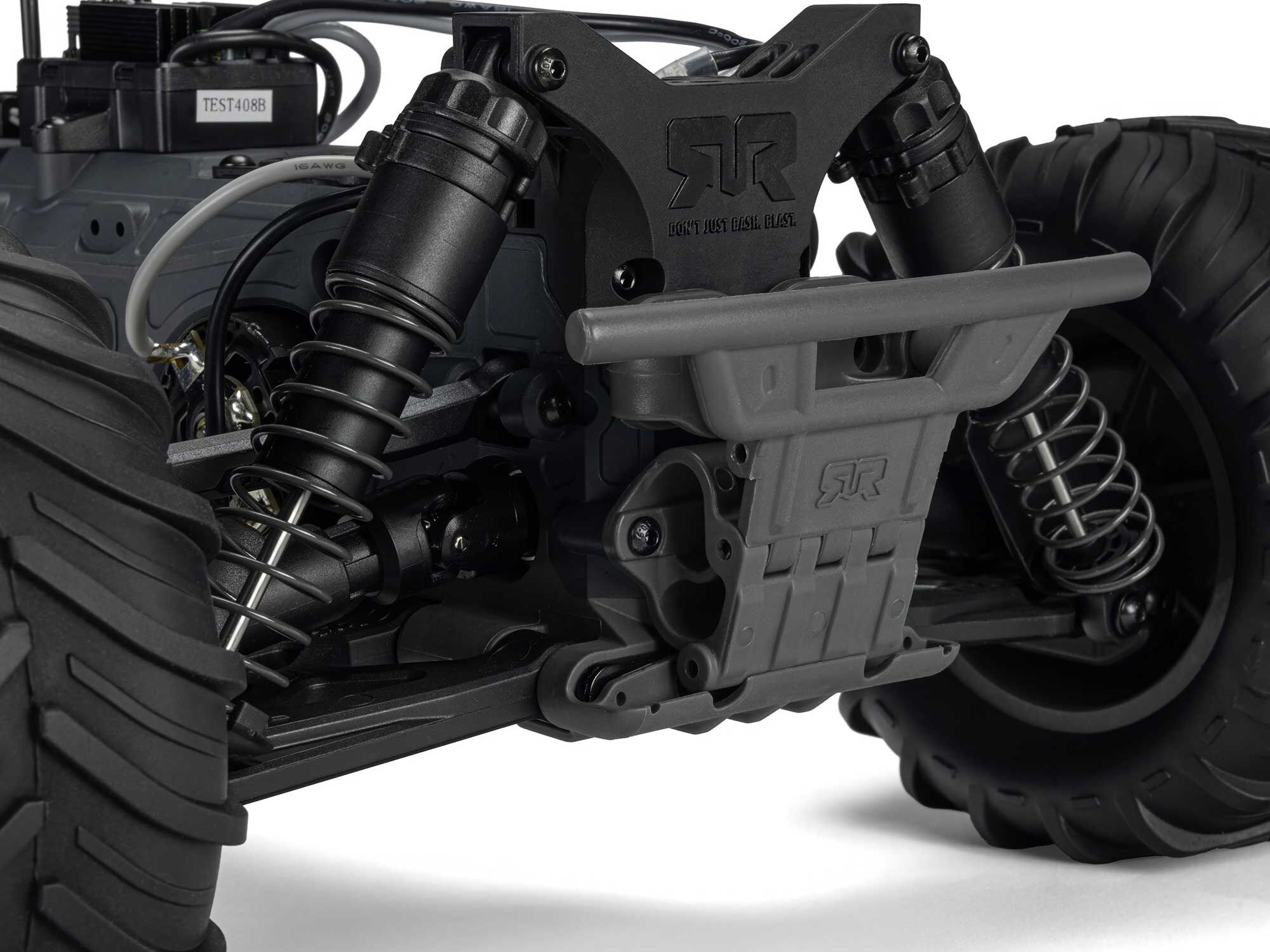 Arrma ARA3230ST3 GORGON 2WD RTR Brushed Monster Truck (Battery & Charger Included), Gun Metal - 11