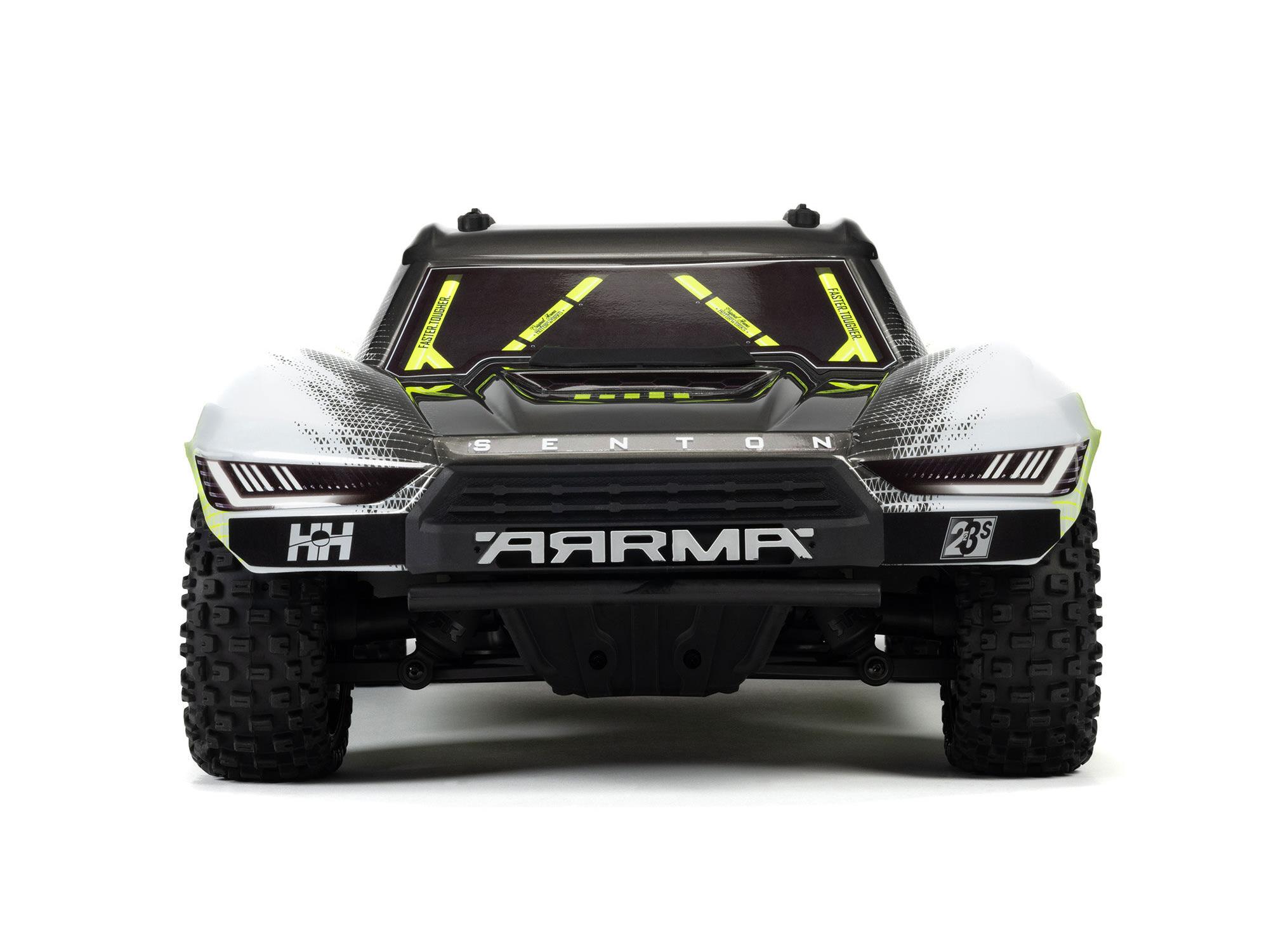 Arrma ARA4303V4T1 1/10 SENTON 223S DSC 4X4 RTR Brushless Short Course Truck, Yellow - 5