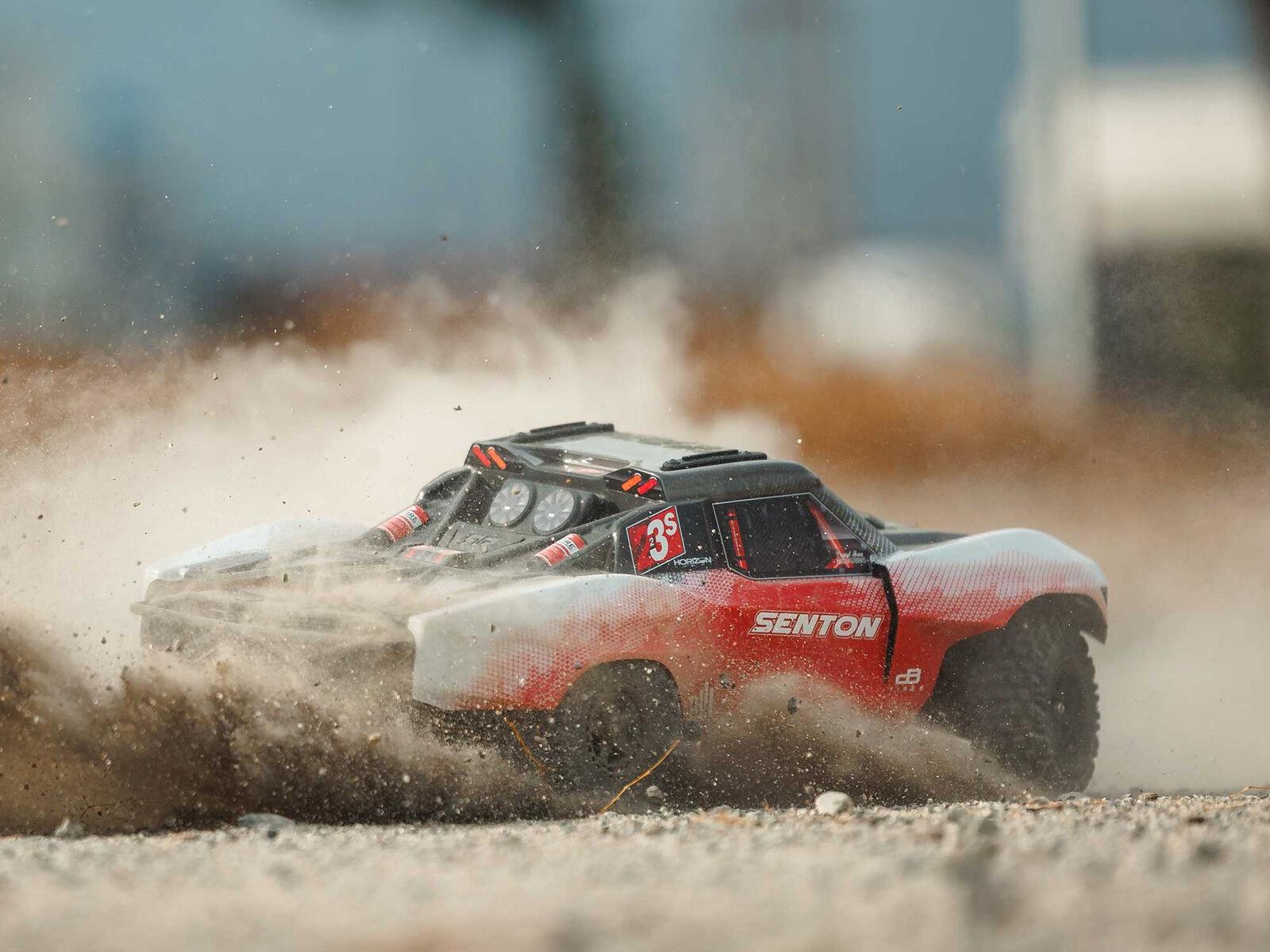 Arrma ARA4303V4T2 1/10 SENTON 223S DSC 4X4 RTR Brushless Short Course Truck, Red - 24