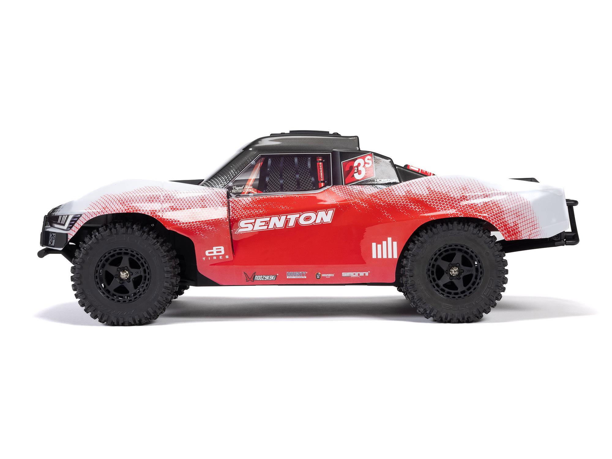 Arrma ARA4303V4T2 1/10 SENTON 223S DSC 4X4 RTR Brushless Short Course Truck, Red - 6