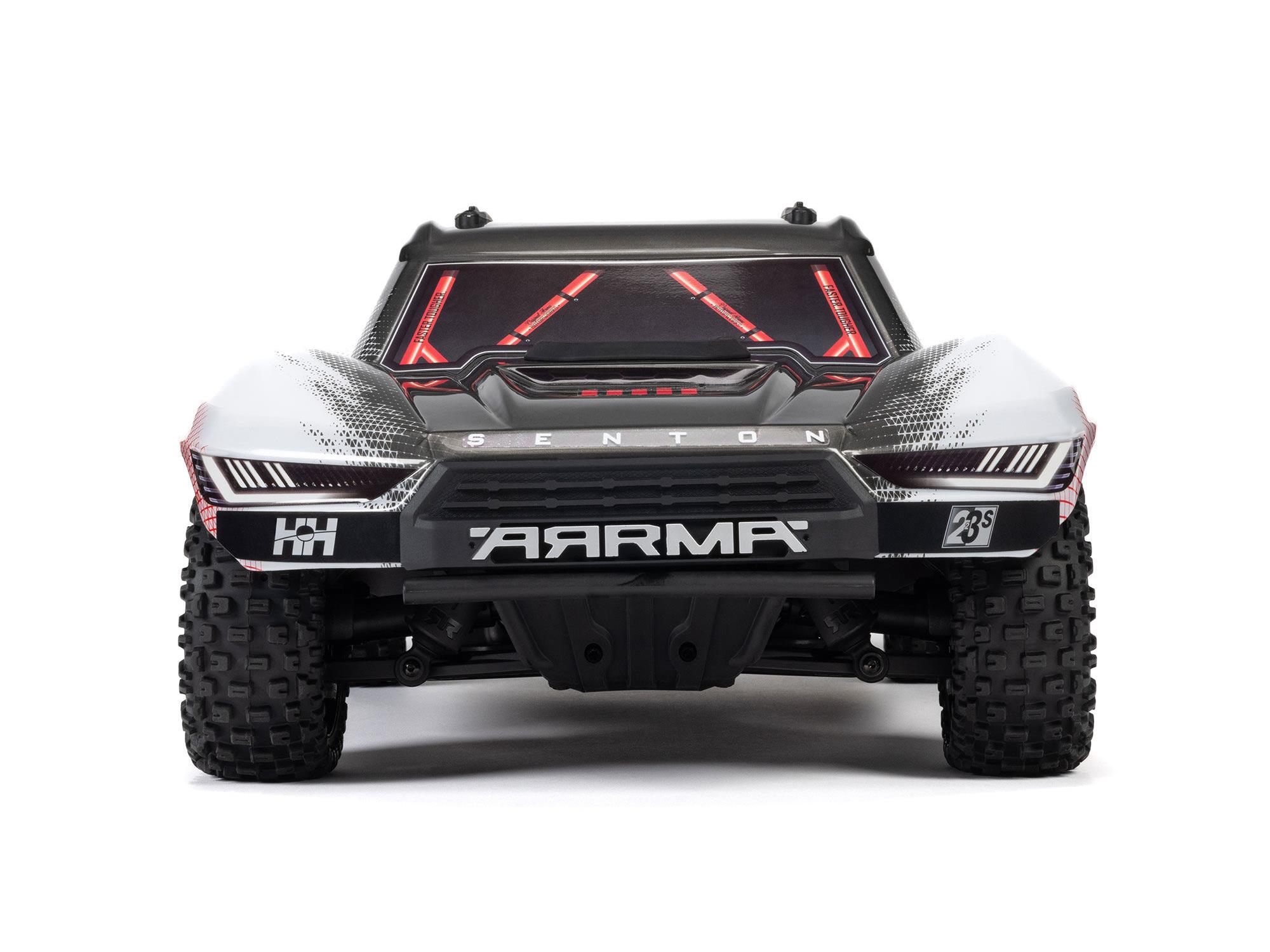 Arrma ARA4303V4T2 1/10 SENTON 223S DSC 4X4 RTR Brushless Short Course Truck, Red - 5
