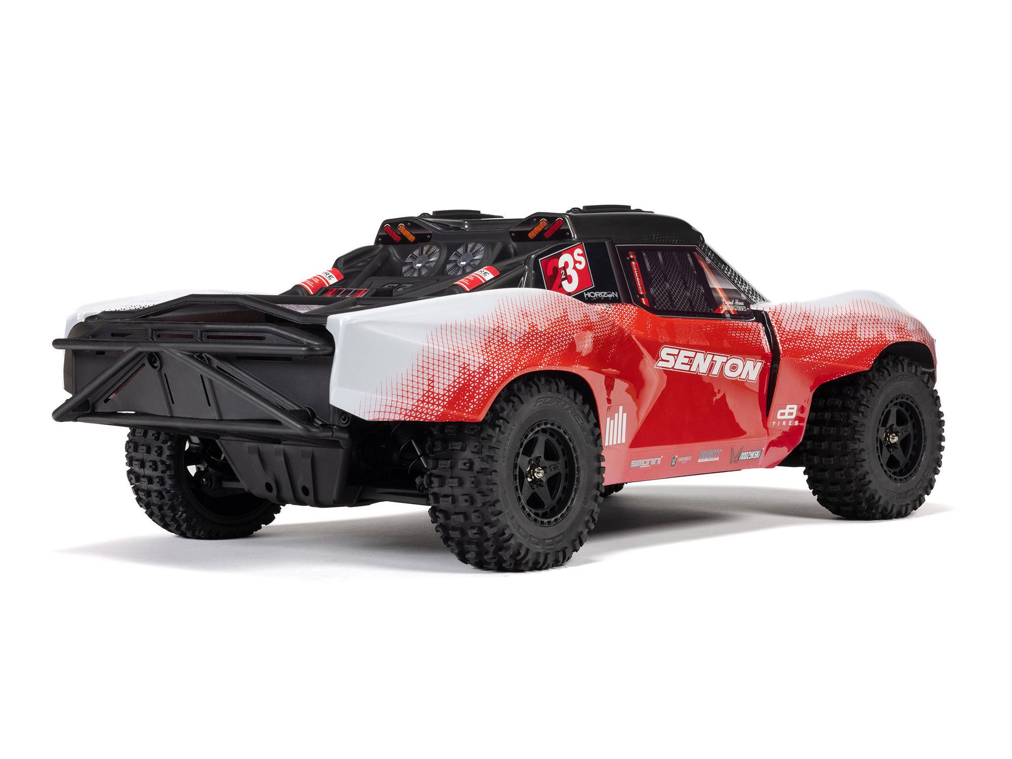 Arrma ARA4303V4T2 1/10 SENTON 223S DSC 4X4 RTR Brushless Short Course Truck, Red - 3