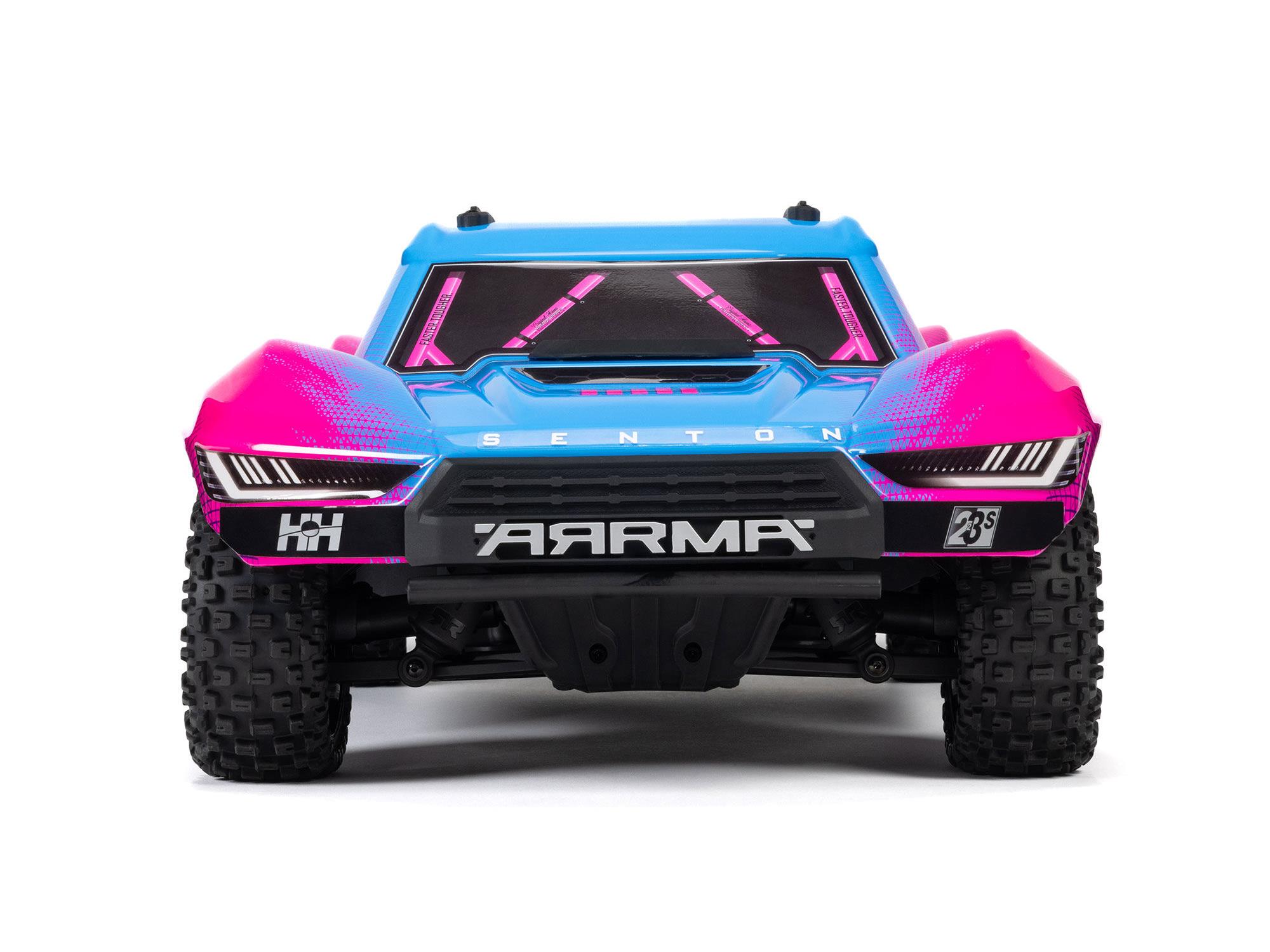 Arrma ARA4303V4T3 1/10 SENTON 223S DSC 4X4 RTR Brushless Short Course Truck, Blue - 5