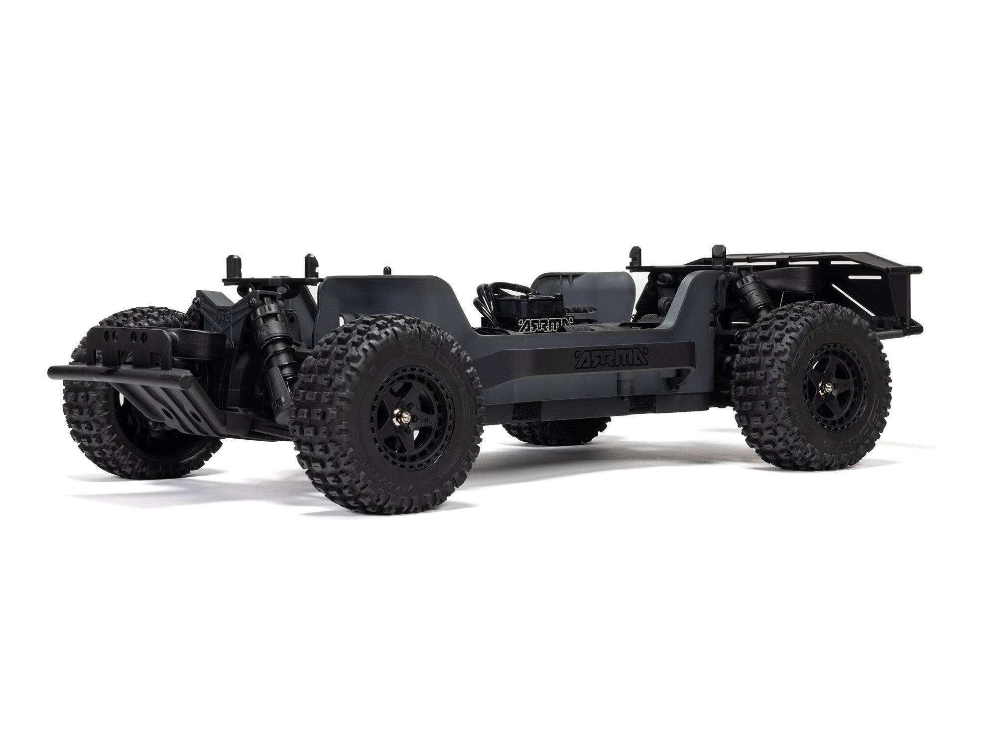 Arrma ARA4303V4T3 1/10 SENTON 223S DSC 4X4 RTR Brushless Short Course Truck, Blue - 12