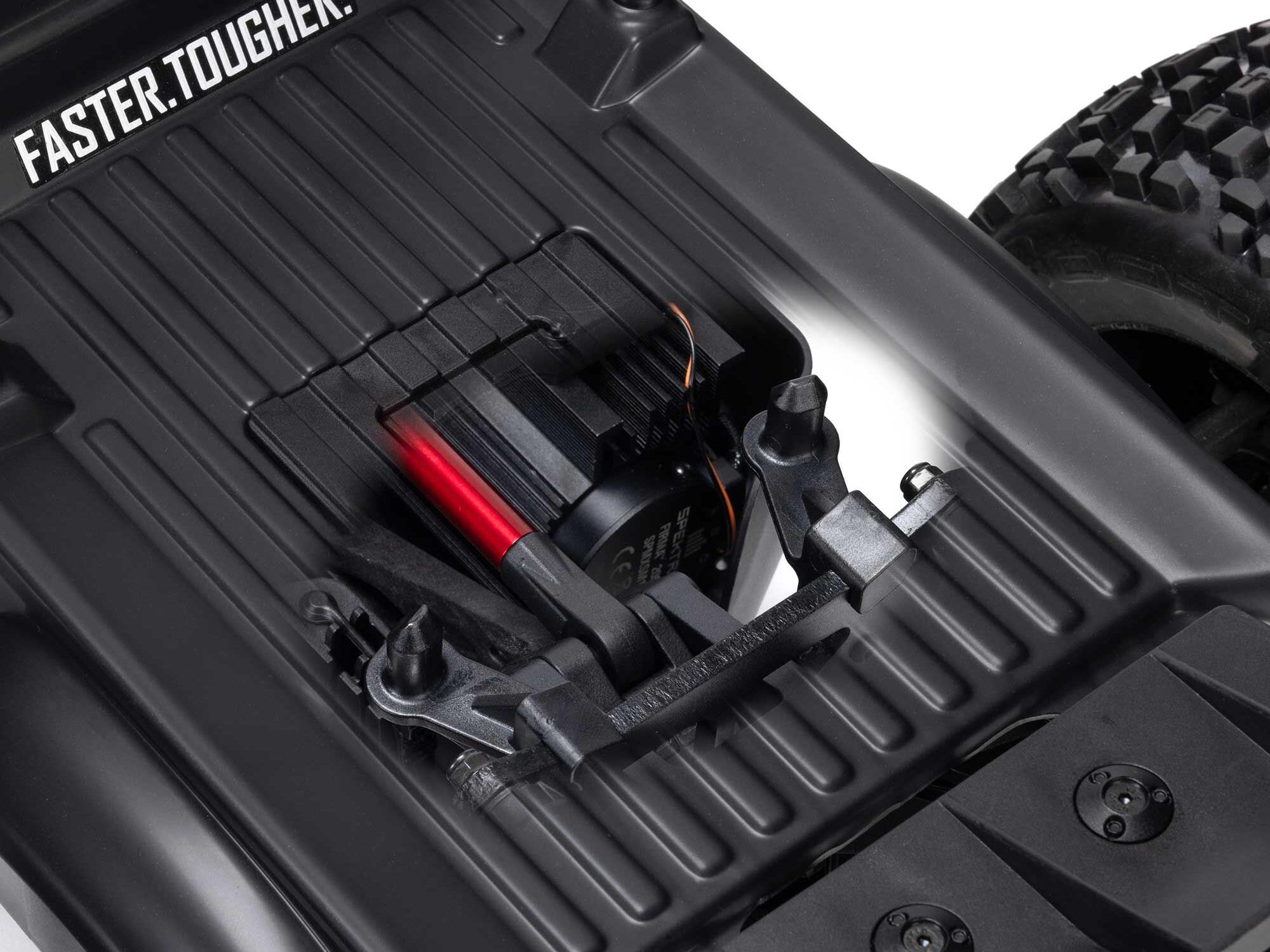 Arrma ARA8611V6T1 1/8 NOTORIOUS 6S 4X4 RTR Brushless Stunt Truck, Black - 10