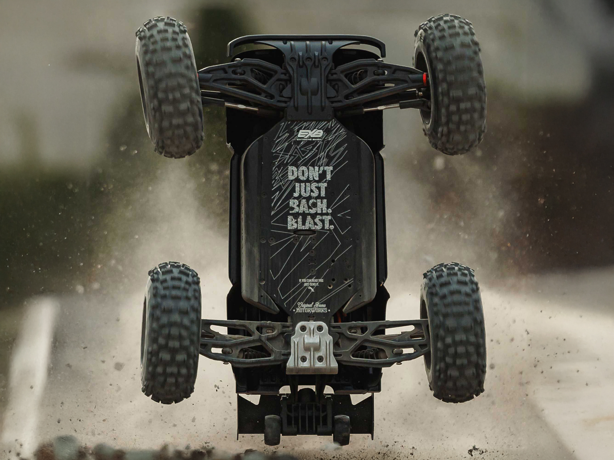 Arrma ARA8611V6T1 1/8 NOTORIOUS 6S 4X4 RTR Brushless Stunt Truck, Black - 19