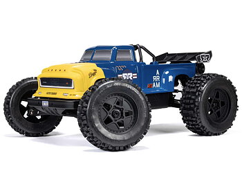 Arrma ARA8611V6T2 1/8 NOTORIOUS 6S 4X4 RTR Brushless Stunt Truck, Blue