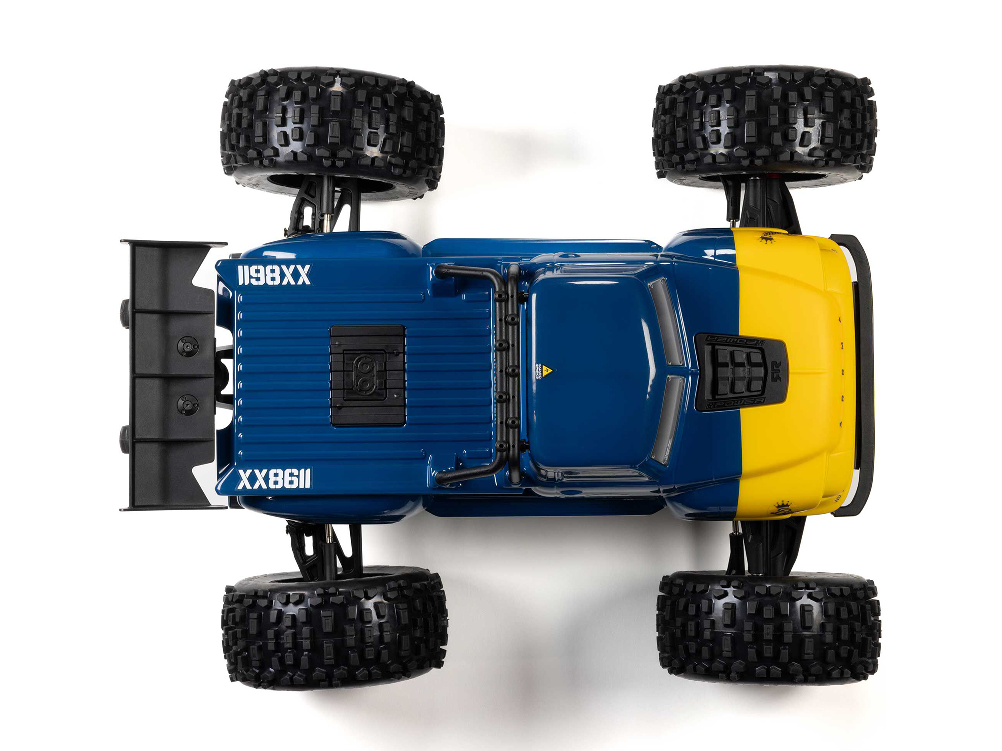 Arrma ARA8611V6T2 1/8 NOTORIOUS 6S 4X4 RTR Brushless Stunt Truck, Blue - 6