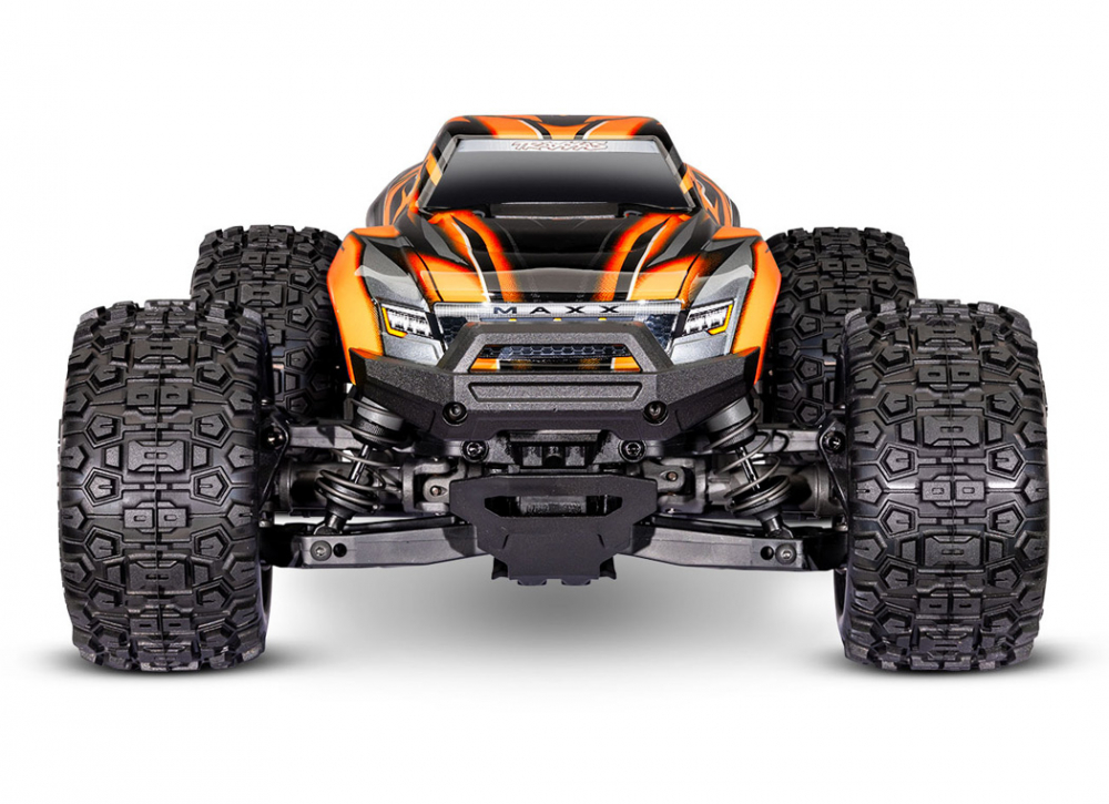 Traxxas Mini MAXX RTR TQ BL-2s Orange - USB-C Laddare / 2s LiPo - 12