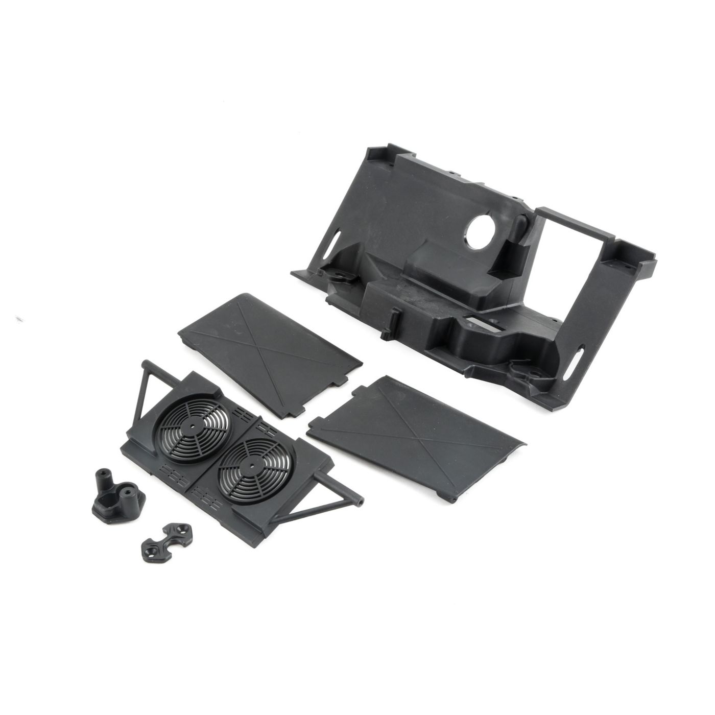 Losi LOS231005 Rear Bulkhead,Fan Panel, Mudguards: Baja Rey