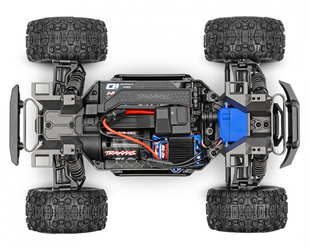 Traxxas Mini MAXX RTR TQ BL-2s Black - USB-C Laddare / 2s LiPo - 3