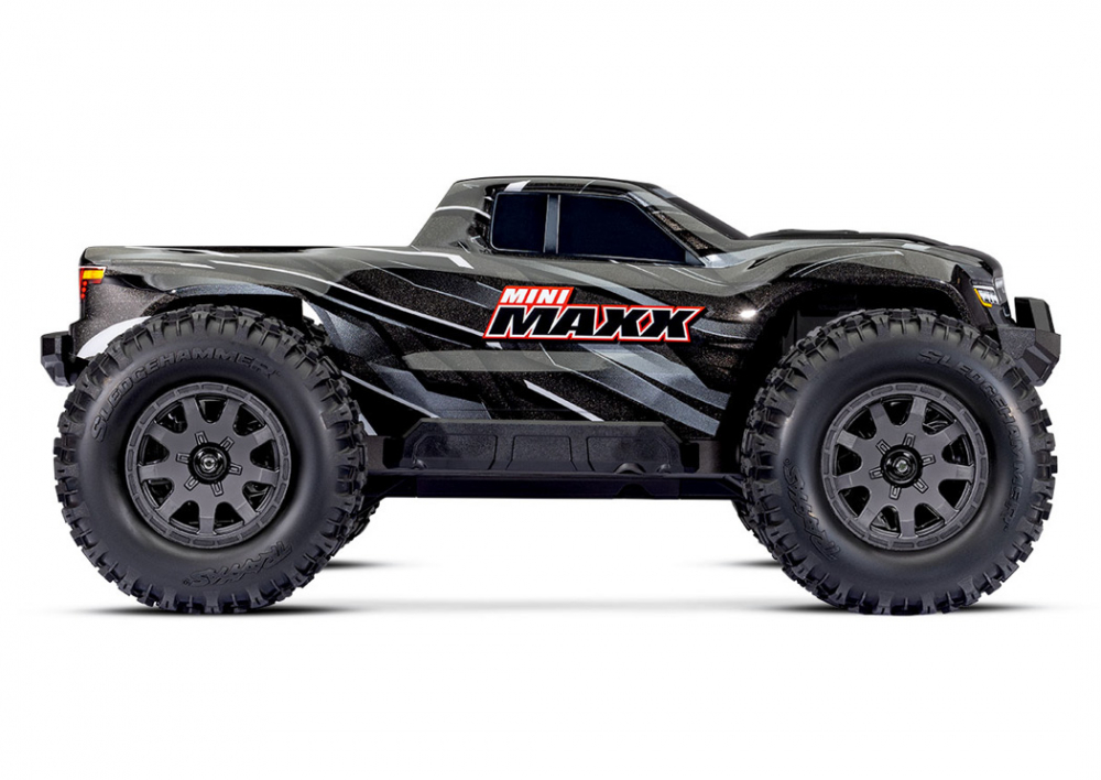 Traxxas Mini MAXX RTR TQ BL-2s Black - USB-C Laddare / 2s LiPo - 23