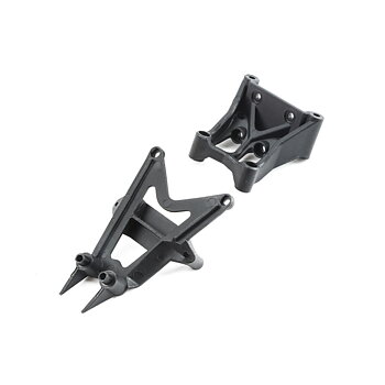 Losi LOS231007 Front Upper Arm/Shock Mount, RR Chassis Brace: BR
