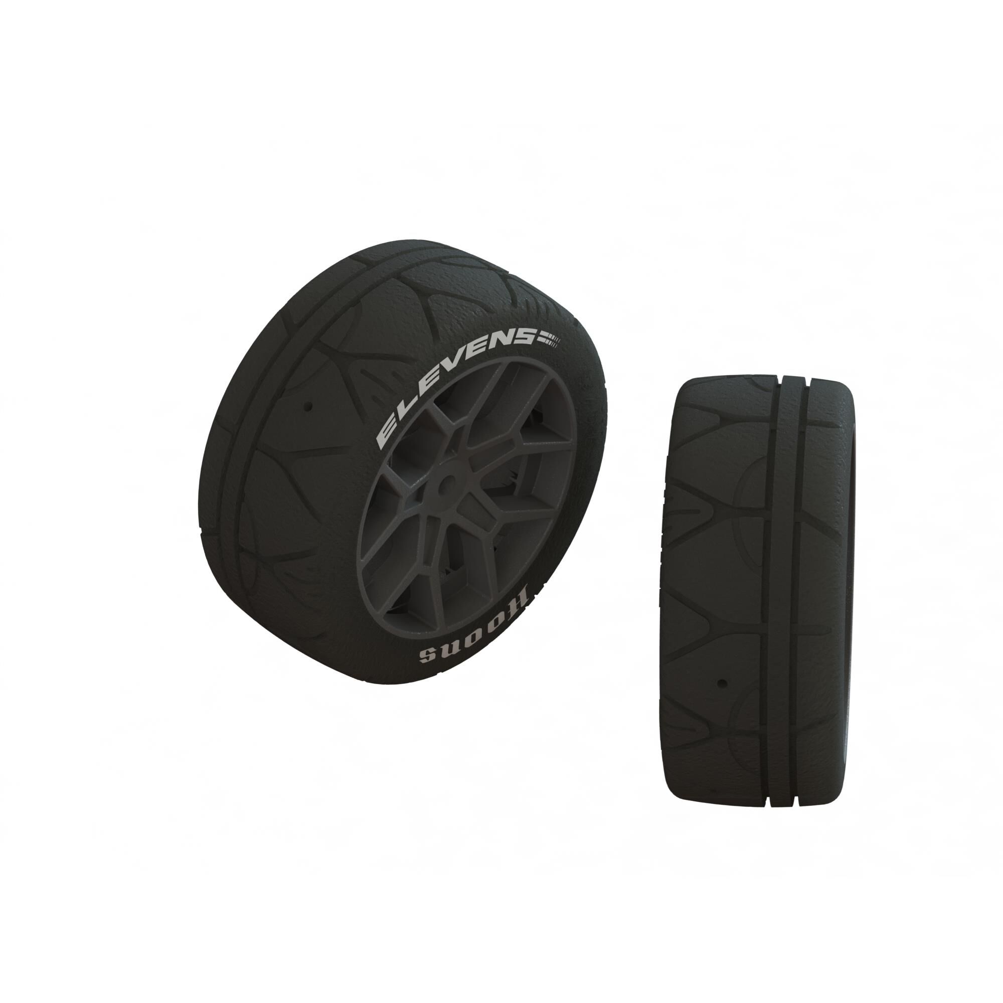 Arrma ARA550093 dBoots ELEVENS 35/085 2.4 White Tire Set (1 Pair)