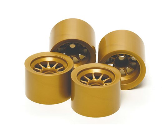 TAMIYA 54525 F104 Wheel Set (Gold) - 2