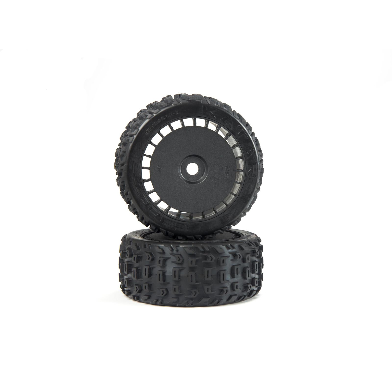 Arrma ARA550097 dBoots Katar T Belted 6S Tire Set Glued (Blk) (2)
