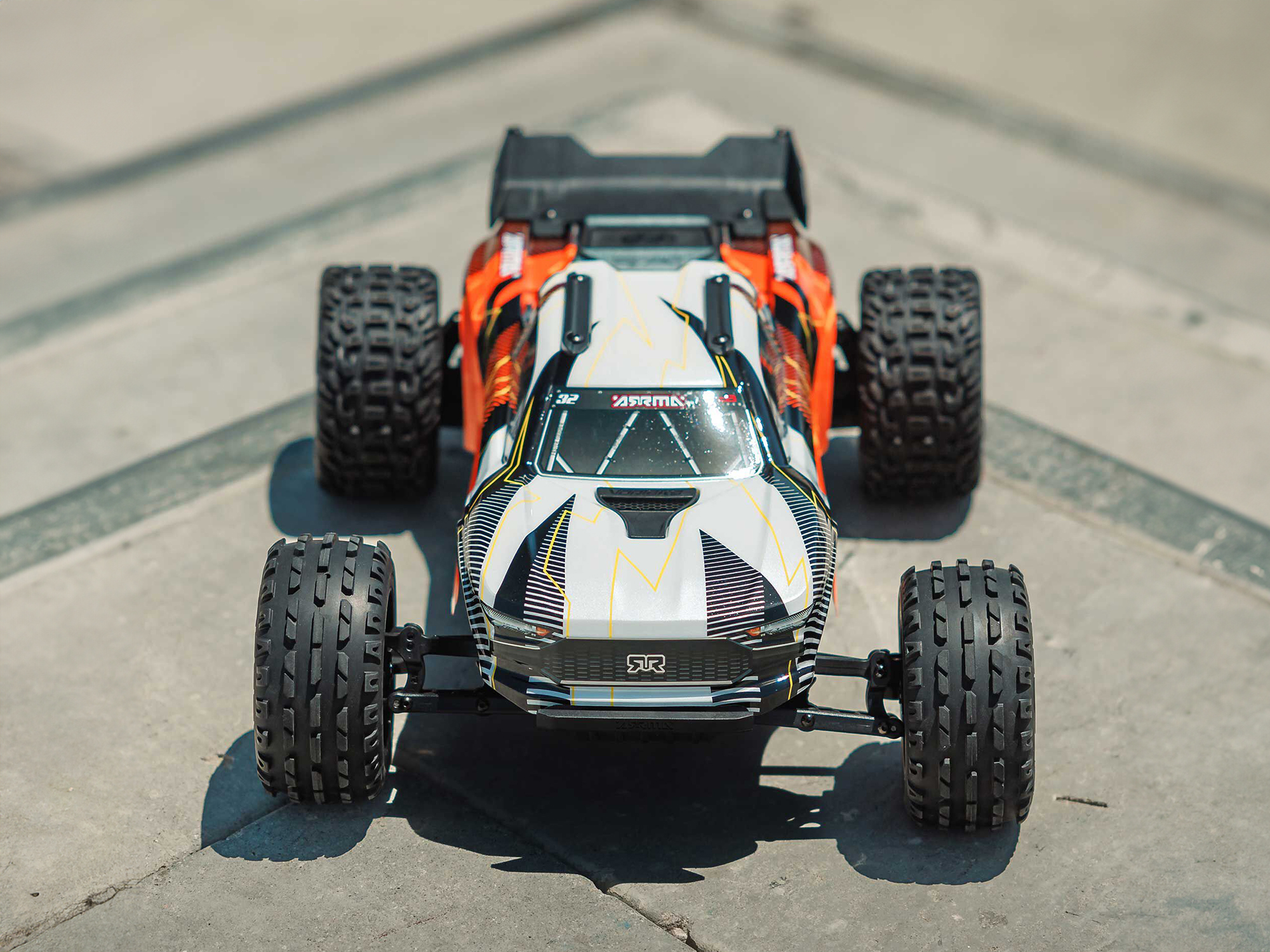 Arrma ARA3205ST1 1/10 VORTEKS 2WD RTR Brushed Stadium Truck (Battery & Charger Included), Orange - 15