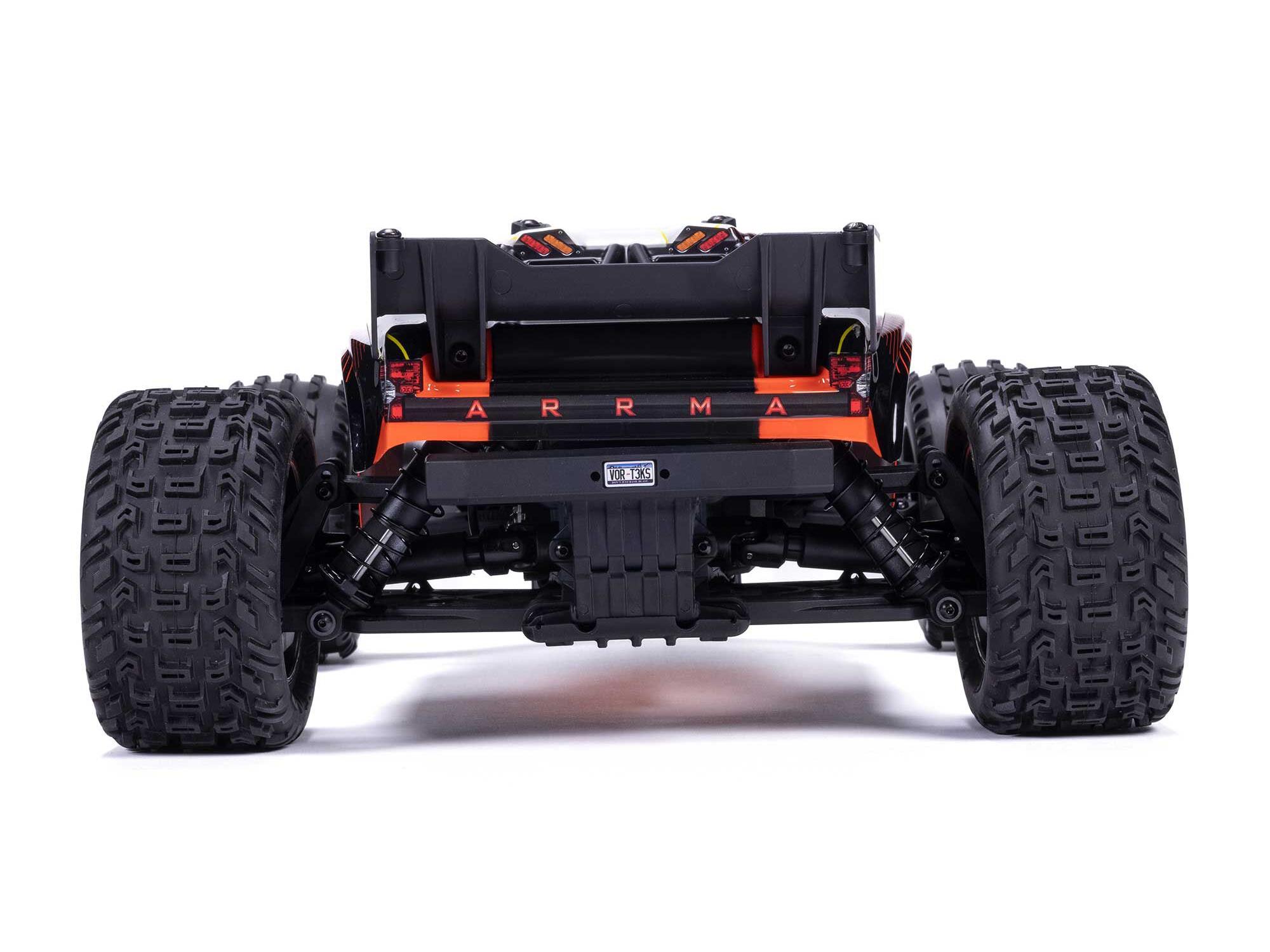 Arrma ARA3205ST1 1/10 VORTEKS 2WD RTR Brushed Stadium Truck (Battery & Charger Included), Orange - 6