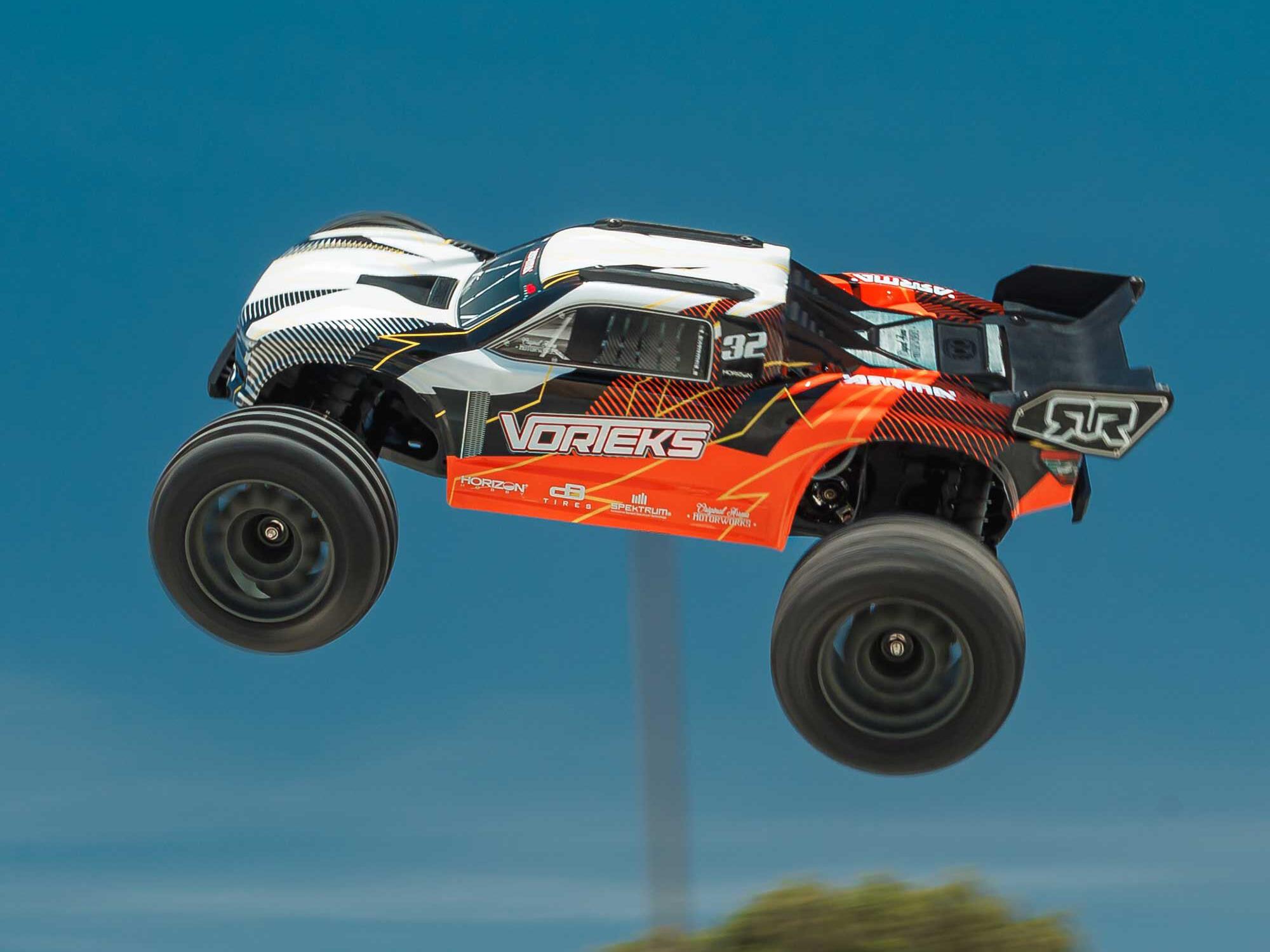 Arrma ARA3205ST1 1/10 VORTEKS 2WD RTR Brushed Stadium Truck (Battery & Charger Included), Orange - 25