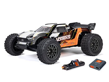 Arrma ARA3205ST1 1/10 VORTEKS 2WD RTR Brushed Stadium Truck (Battery & Charger Included), Orange