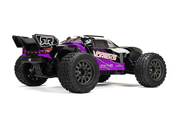 Arrma ARA3205ST2 1/10 VORTEKS 2WD RTR Brushed Stadium Truck (Battery & Charger Included), Purple