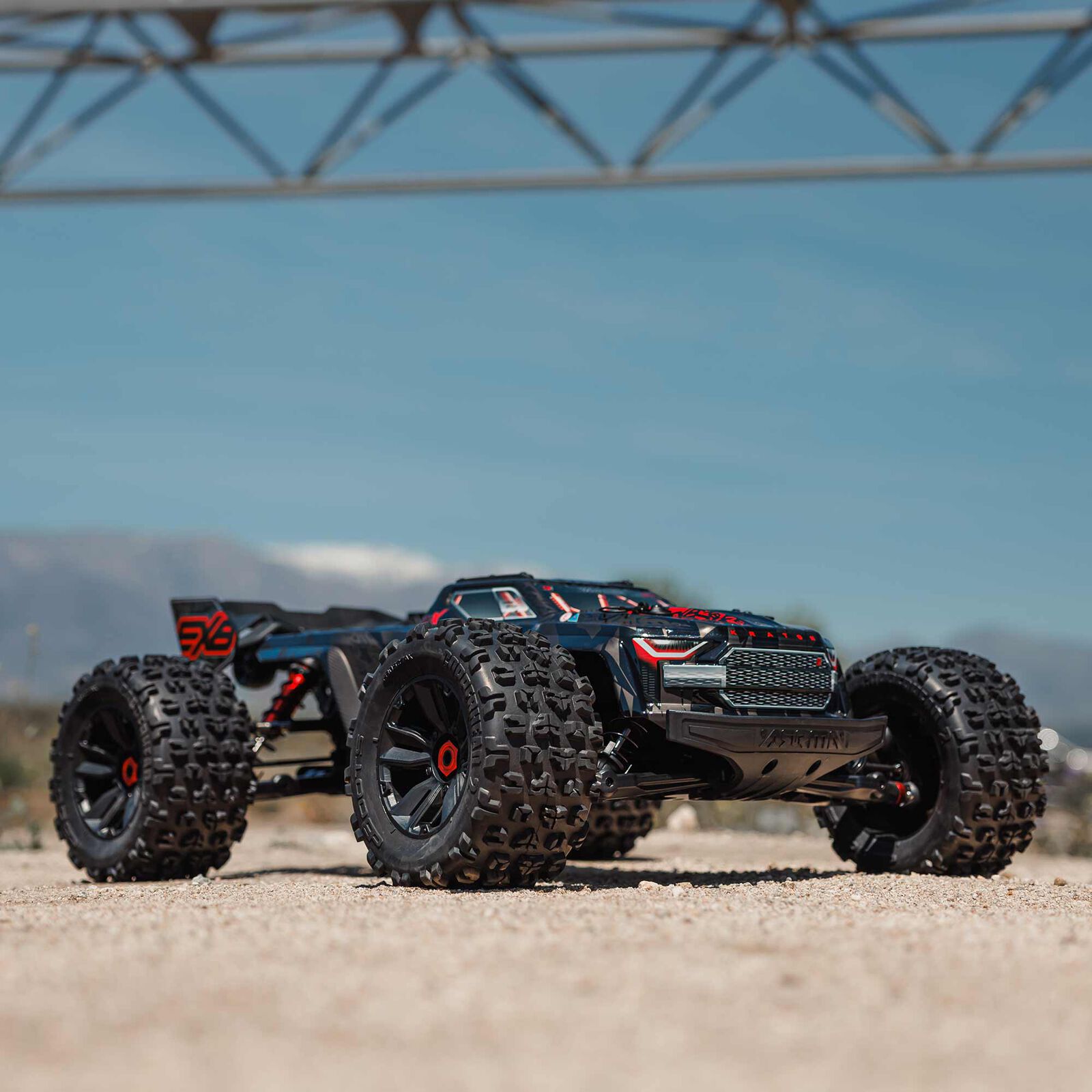 Arrma KRATON 1/5 4X4 8S BLX EXB Brushless Monster Truck RTR, Black - 2